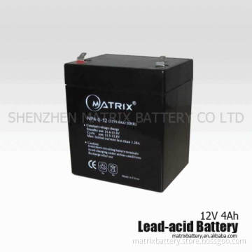 lead acid battery 12v4ah for security